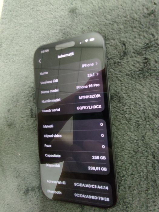 Iphon16 pro256gb/94%