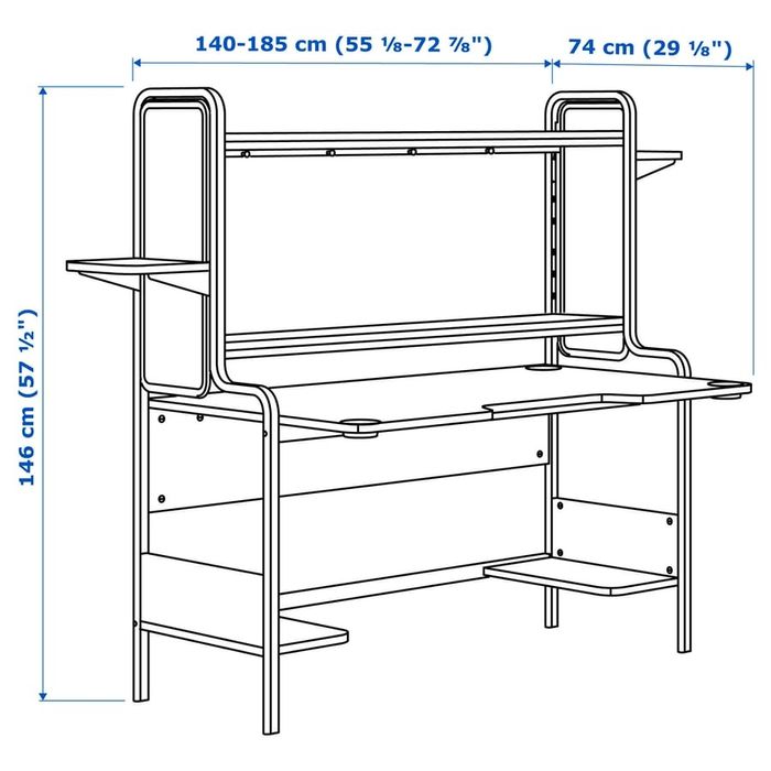 Birou de gaming IKEA, Fredde