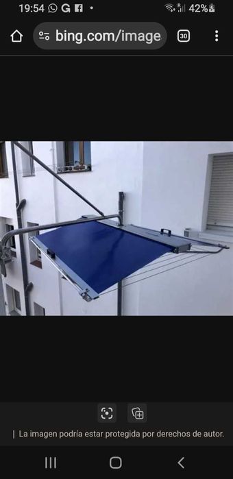 Uscător de rufe cu acoperiș