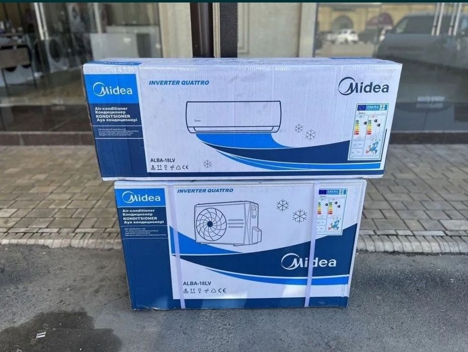 Кондиционер Midea 12 invertor on-off скидка со склада доставка есть