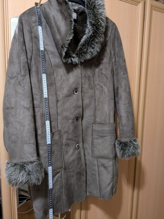 Дамско кожухче от изкуствен велур