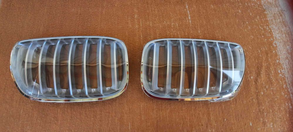Grile BMW X5 E53 LCI 04-06 argintiu titanium silver