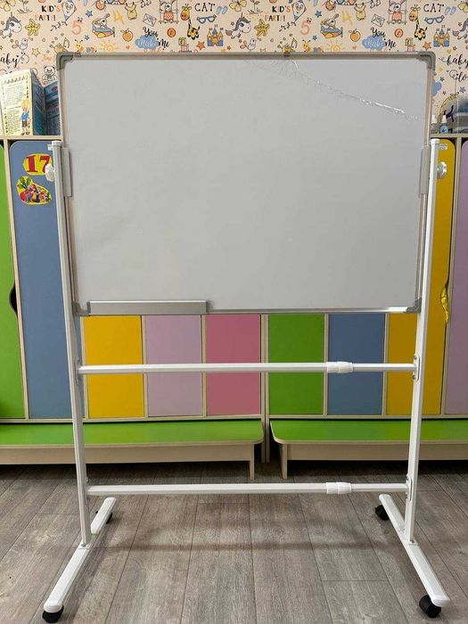 Маркерная-меловая доска для школы размер (3 x 1)