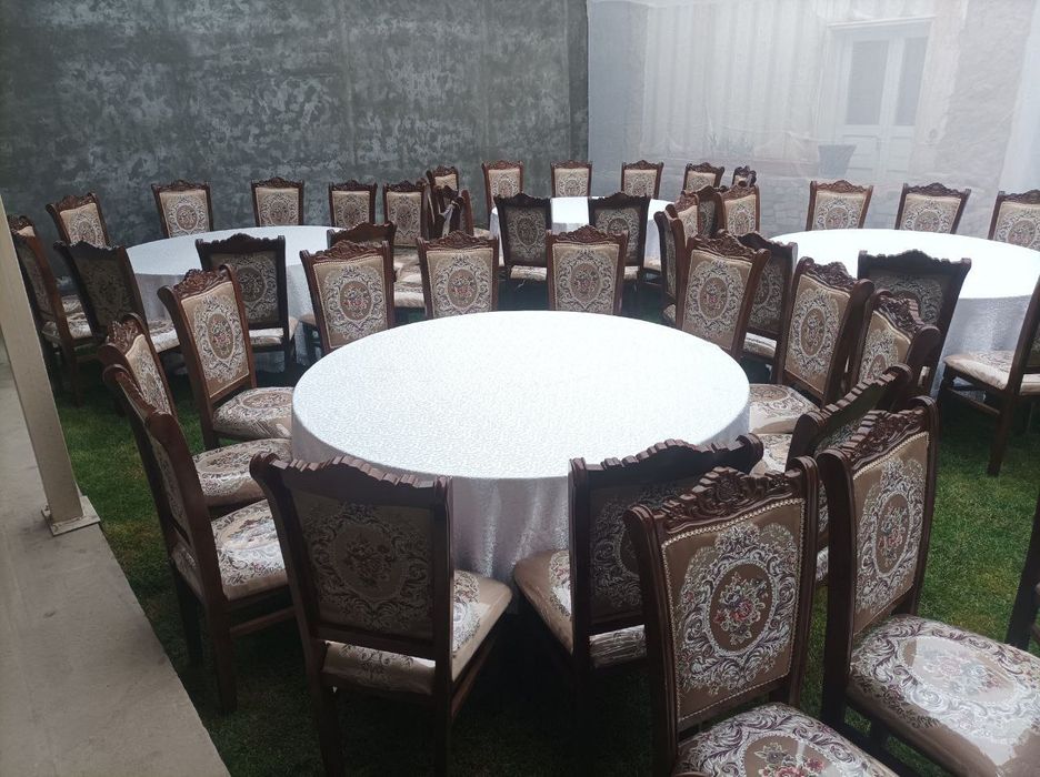 24/7 stol stul prokat qozon ochoq samovor naves zontik xar xil turdagi