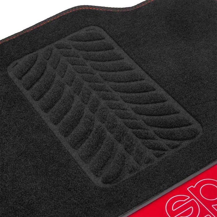 Комплект универсални автомобилни стелки Sparco с Червени кантове.