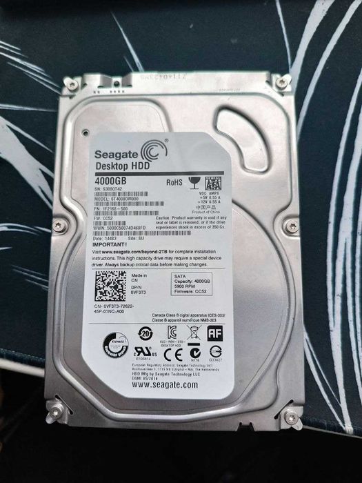 Жёсткий диск 4TB Seagate (ST4000DM000)