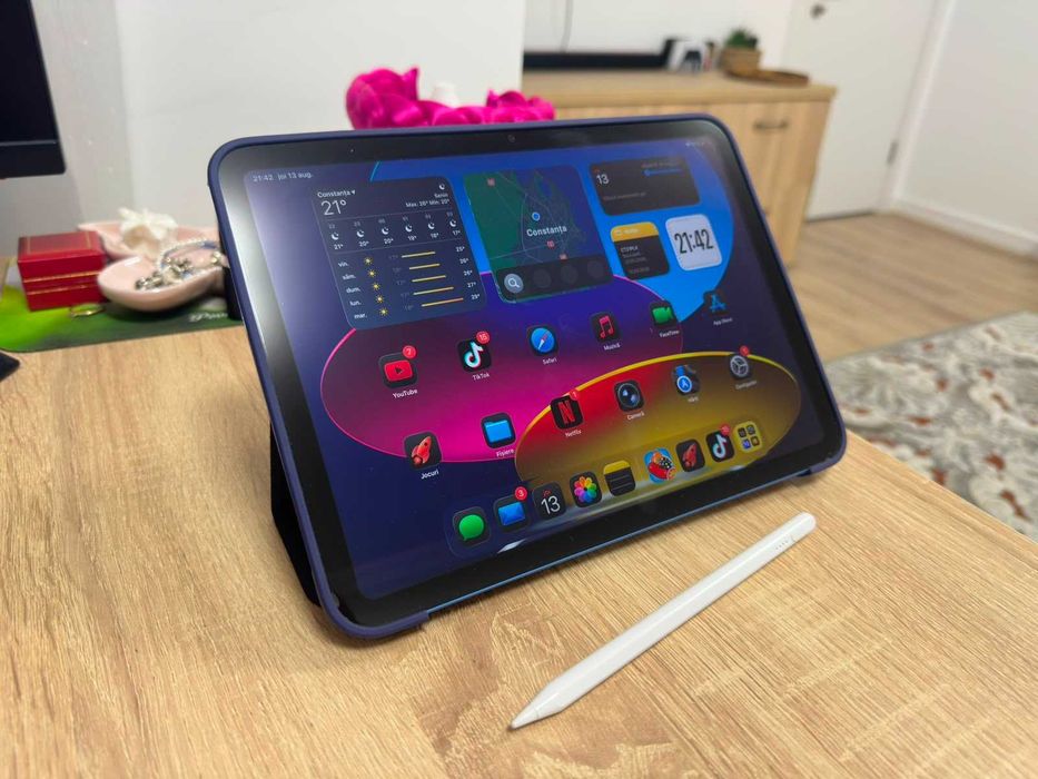 iPad A16, 11",128GB, Wi-Fi, Albastru