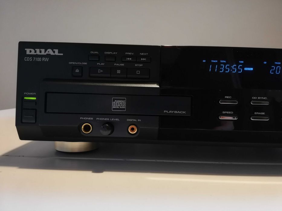 Cd-recorder marca DUAL model CDS 7100 RW - Impecabil/Vintage/Korea/Rar ...