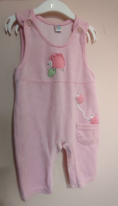 Нови дрехи за момиче, ромпър, гащеризон 3-6 месеца, 12 месеца