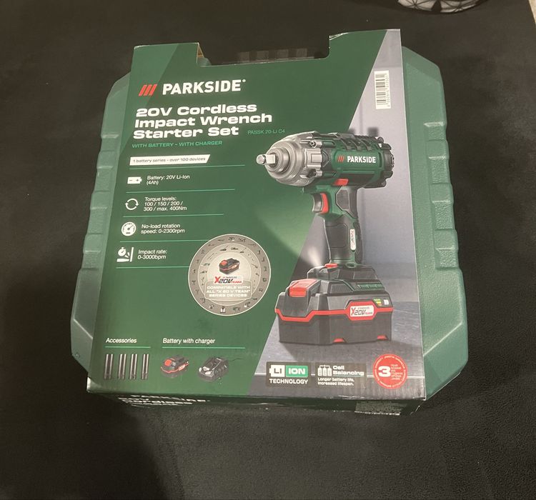 Ударен гайковерт parkside