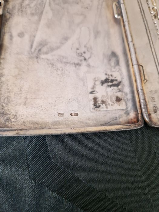 Страхотна рядка антикварна руска сребърна табакера 84