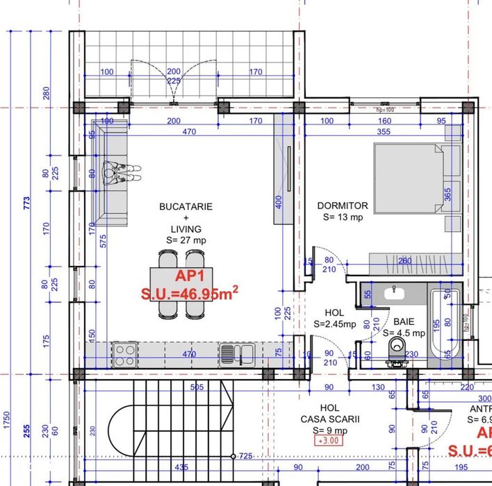 Comision 0% Apartament 2 camere | Et 1 | Zona Kaufland | Mosnita Noua — fotografia 3