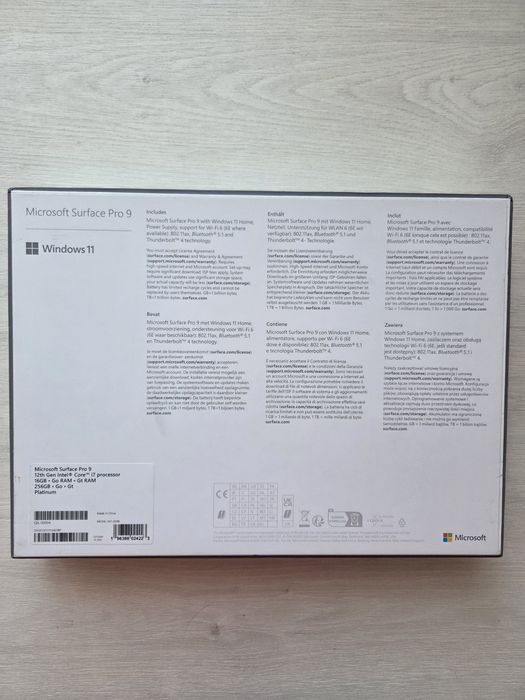 Microsoft Surface Pro 9 – i7, 16GB RAM, 256GB SSD