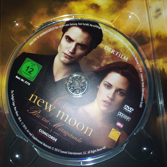 DVD The Twilight Saga:New Moon Fan Edition немско издание