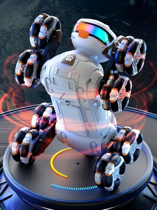 Интерактивная собака робот на пульте управления