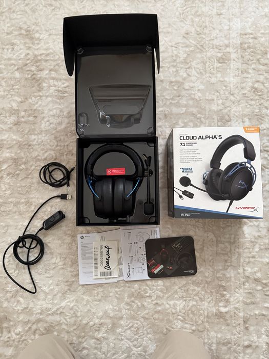 Игровые наушники hyperx cloud alpha s 7.1