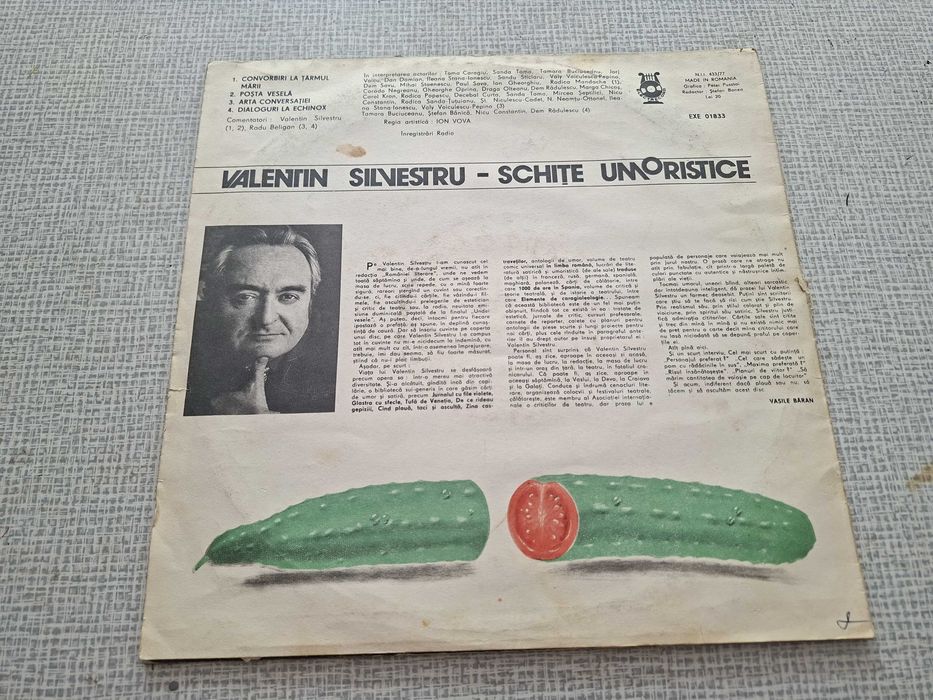 Valentin Silvestru - Schițe Umoristice disc vinil electrocord