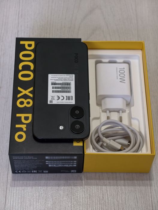 Poco X8 Pro 256 gb полный комплект