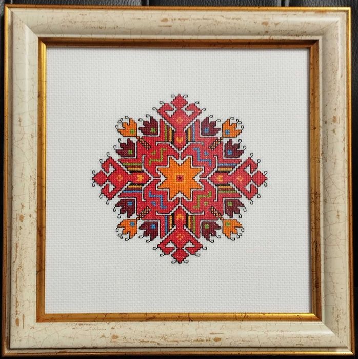 Ръчно бродирана българска шевица