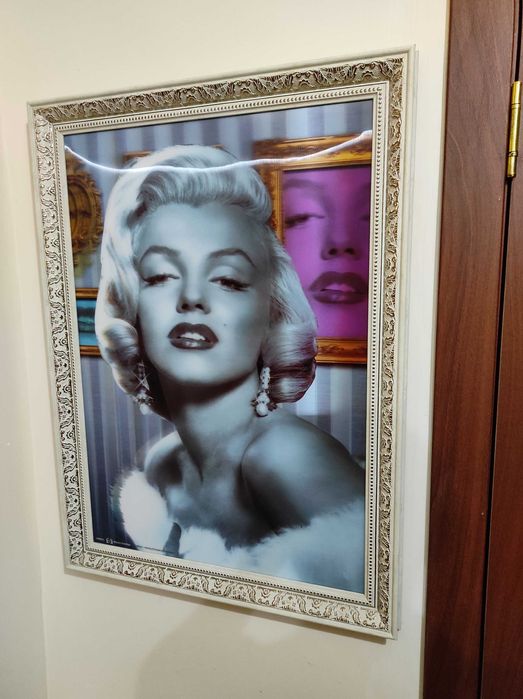 Картина 3d Мерлин Монро Ферари Ferrari