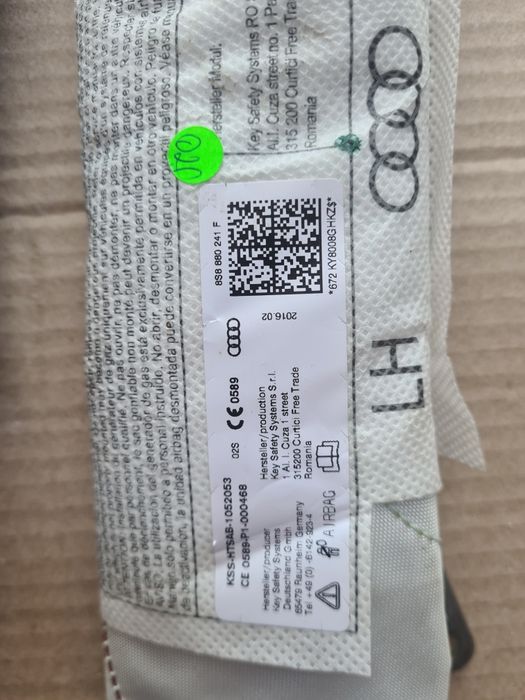 Airbag scaun Audi Q2 A3 8V