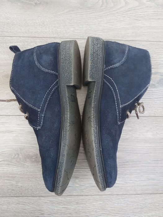 Ghete piele intoarsa barbati 45