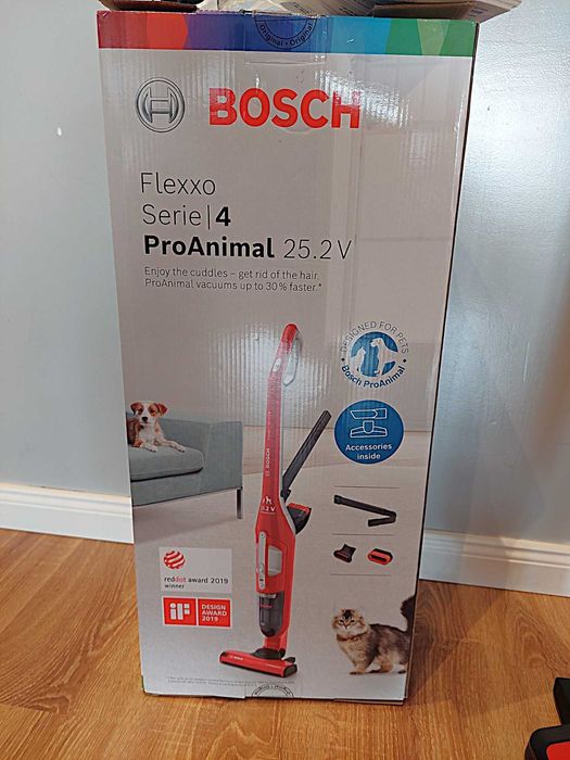 Безжична 2 в 1 прахосмукачка BOSCH - серия 4