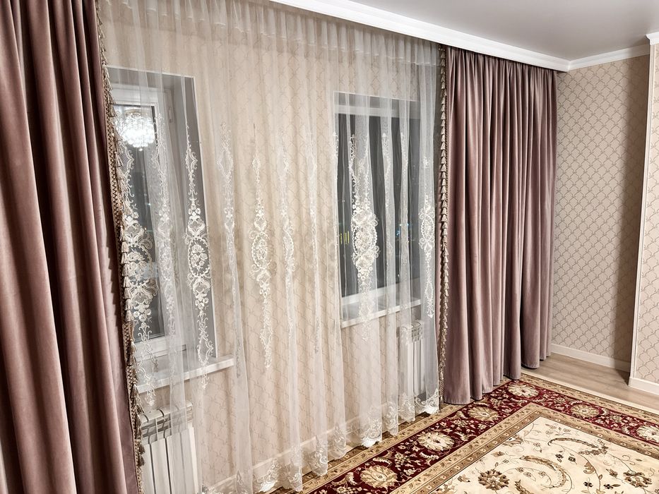 Комплект штор и тюль