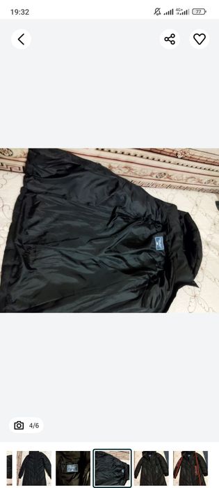 Пуховик зимний на девочку, рост 146-152