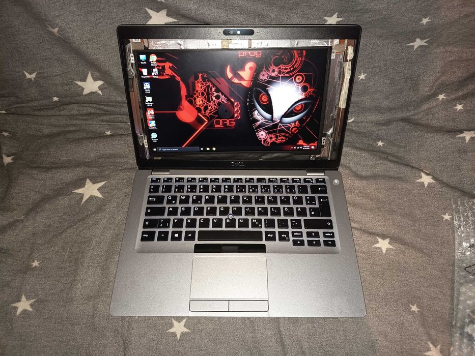 Placa de baza laptop Dell Latitude 5410 gen 8 Core i5 8365u + carcasa completa + tastatura iluminata + baterie 5 ore