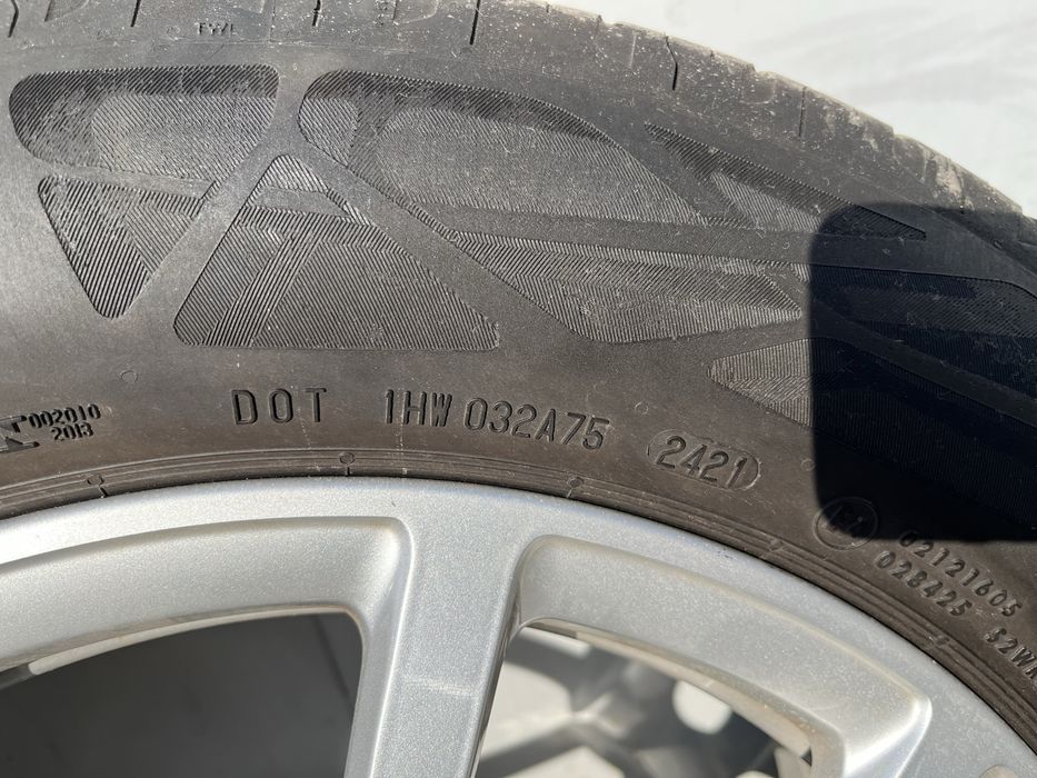 Jante originale Audi A6, si anvelope Continental 225/60/17