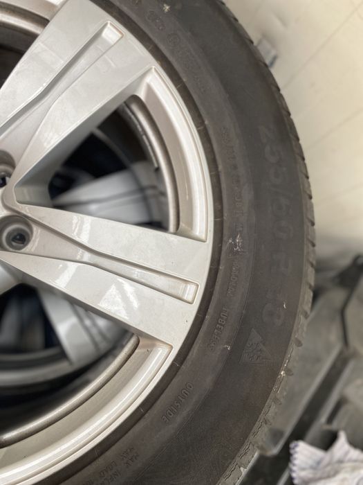 Vand Roti complete, originale Audi, echipate de iarna