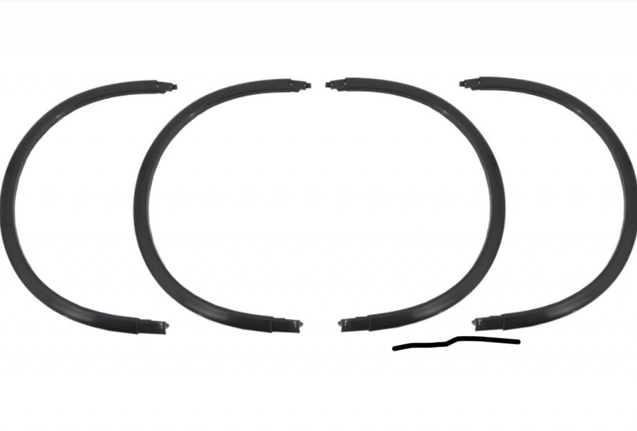 GTS/Platinum вежди за калник Cayenne