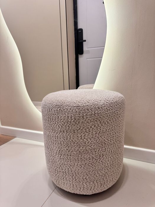 Пуфики Алматы круглые, квадратные