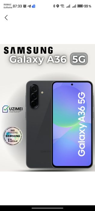 Samsung Galaxy A36 5G   8/128