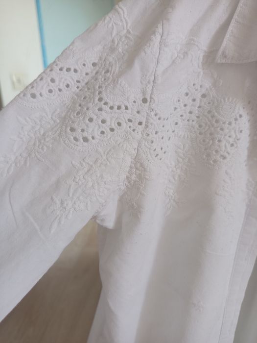 Белые блузки на весну для девочки