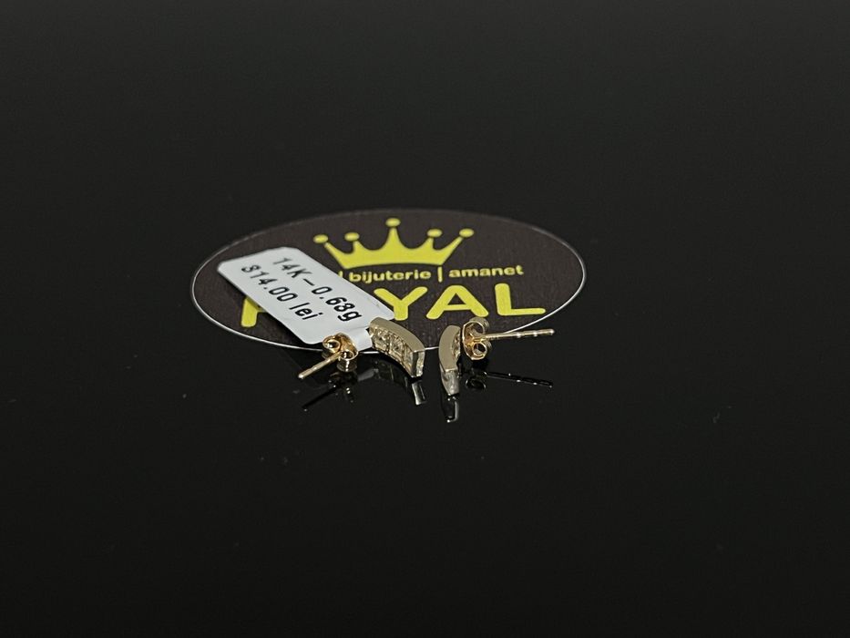 Bijuteria Royal CB : Cercei dama aur nou 14k 0,63gr