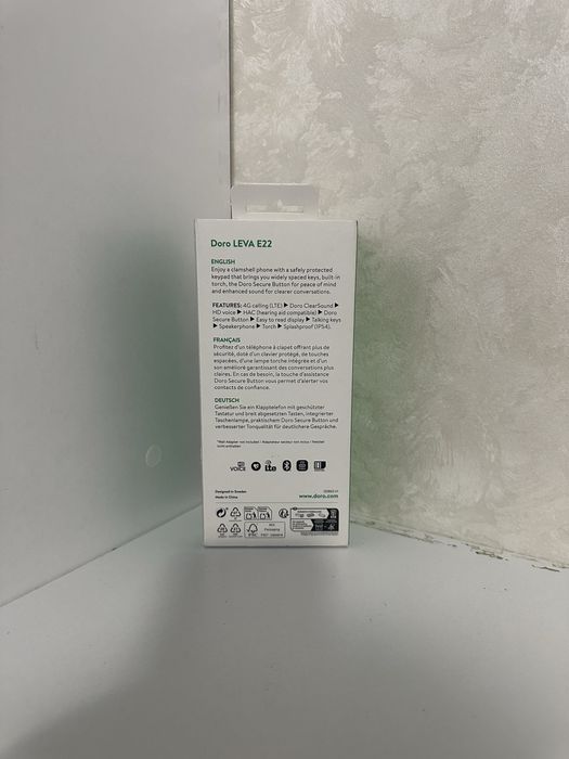 Telefon mobil Doro E22 Leva, 4G, NOU Sigilat