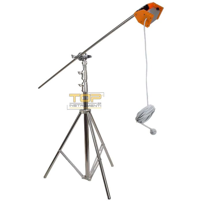 Работна LED лампа със статив 100-280 см, за боя и шпакловка, 230V