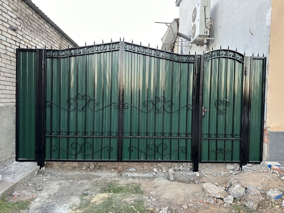 Иготовление распашных ворот