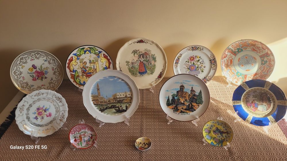 Винтидж висококачествени декоративни порцеланови чинии