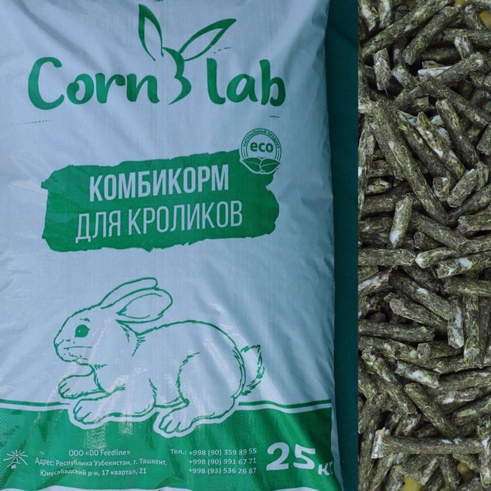 Cornlab  yemlari Quyonlar va kemiruvchilar uchun