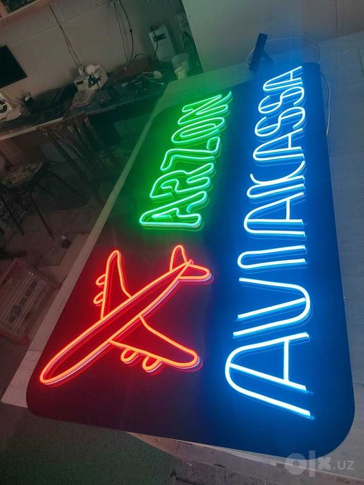 Biznesigiz uchun neon xizmatlari.