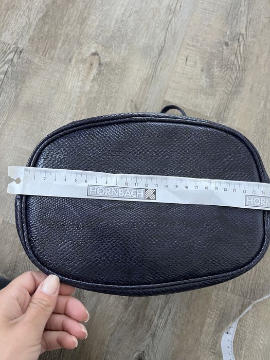 Geanta si rucsac 2 in 1 mov cu insertii negre