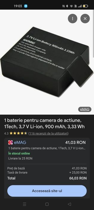 Cameră acțiune Konig