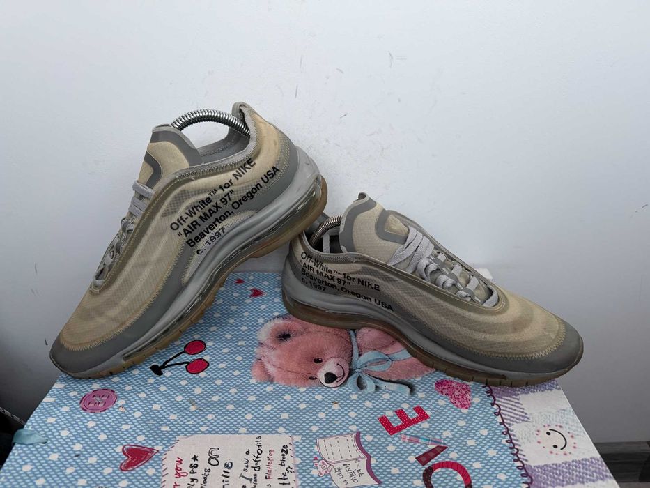 Nike Air Max 97 x OFF-WHITE Menta 2018''оригинални маратонки 41 номер