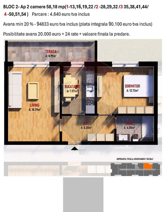 Apartamente noi in Fundeni- Dobroesti