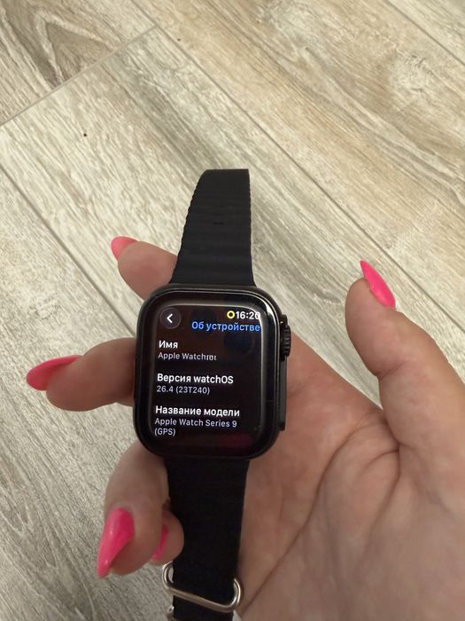 Apple watch 9 в корпус эпл вотч ультра ultra black емкокость 100% 64г