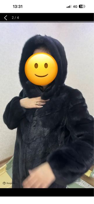 Шуба норка. 46размер