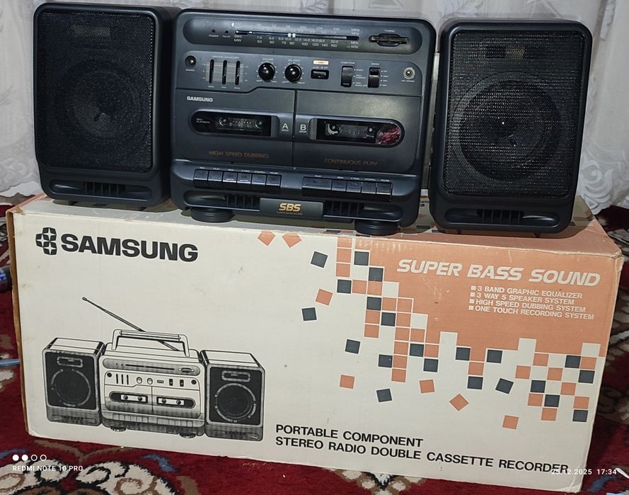 Магнитофон новый от Самсунг SUPER BASS SAUND